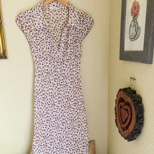 Vintage Midi Cherry Dress